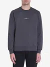 Stone Island Institutional Five Logo Sweatshirt In Gray