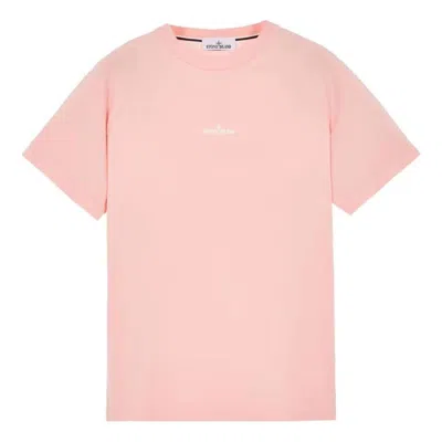 Stone Island Institutional One Graphic T-shirt 'pink'