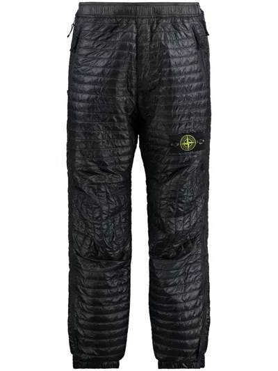 Stone Island Insulated Trousers In Black