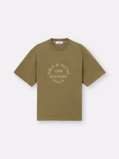 Stone Island Isola Di Pietra Green T-shirt