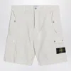 Stone Island Comfort Fit Cargo Bermuda Shorts With Elasticated Waistband