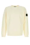 Stone Island Cotton Blend Sweater In Neutral