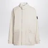 Stone Island Ivory Parka In In White