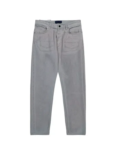 Stone Island J100005 Corroded Reflective Light Bull Denim-tc Jeans In Gray