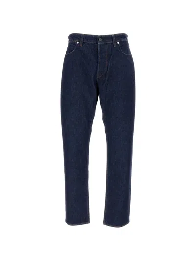 Stone Island J100005 Indigo Denim-rinsed Jeans In Blue