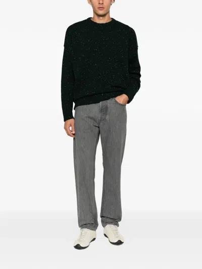 Stone Island J100005 Light Bull Denim-tc Straight-leg Jeans In Gray