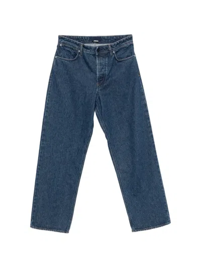 Stone Island J100006 Light Bull Denim-tc Wide-leg Jeans In Blue