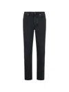 Stone Island J100007 Stretch Black Denim-rinsed Jeans In Black