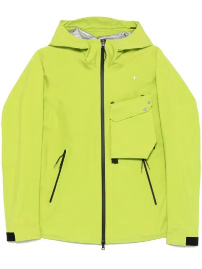 Stone Island Jacke Mit Kapuze In Green