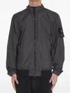 Stone Island Jacket In Grey With Logo