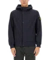 Stone Island Blue Light Soft Shell-r E. Dye Technology Jacket