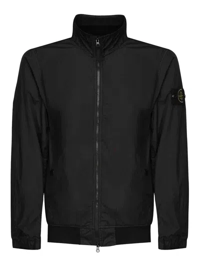 Stone Island Jacket In Black