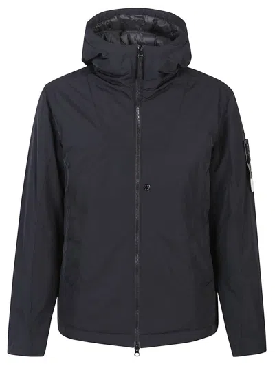 Stone Island Jacket In Blue