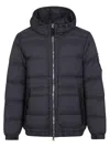 Stone Island Puffer Jacket In Black