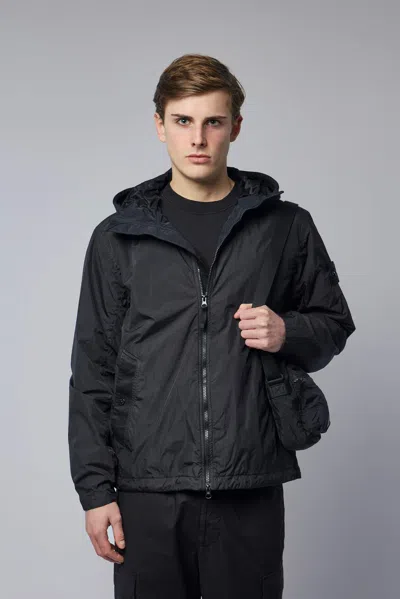Stone Island Jacket In Black