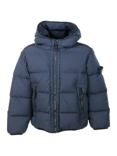 Stone Island Kids' Jacket In Blu