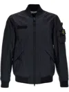 Stone Island 3l Tc Membrane Bomber Jacket In Blue