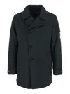Stone Island Modern Waterproof Long Sleeve Jacket In Blue