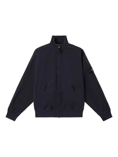 Stone Island Jacket In Blue
