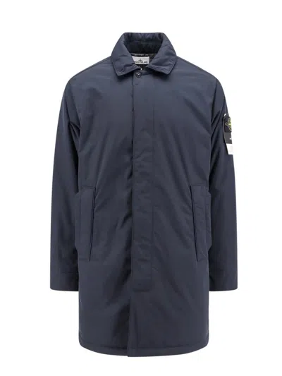 Stone Island Jacket In Blue