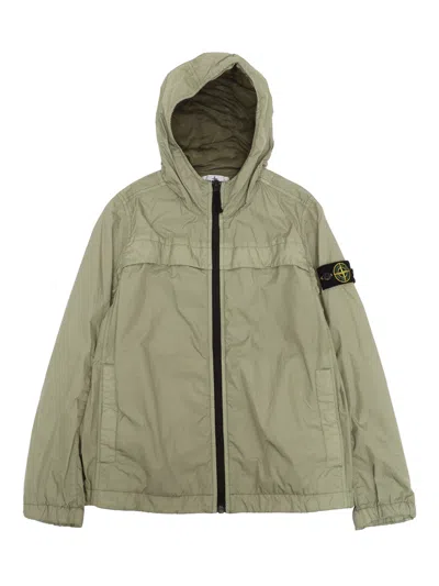 Stone Island Kids' Jacket In Brown