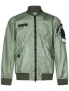 Stone Island 3l Tc Membrane Bomber Jacket In Green
