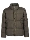 Stone Island 4100010 Crinkle Reps Down Jacket In Green