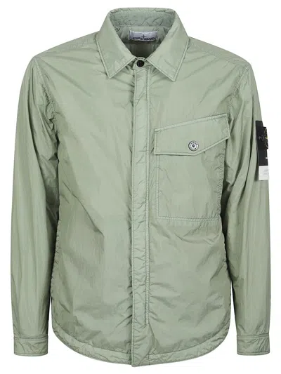 Stone Island Jacket In Green
