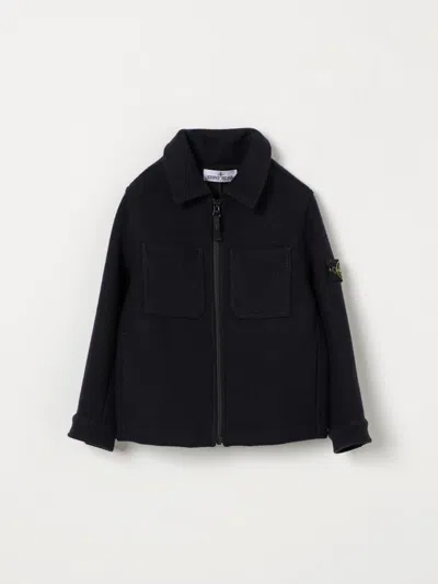 Stone Island Jacket  Junior Kids Color Blue