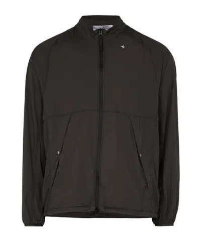 Stone Island Jacket In Lead Grey