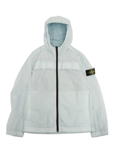 Stone Island Kids' Jacket In Light Blue