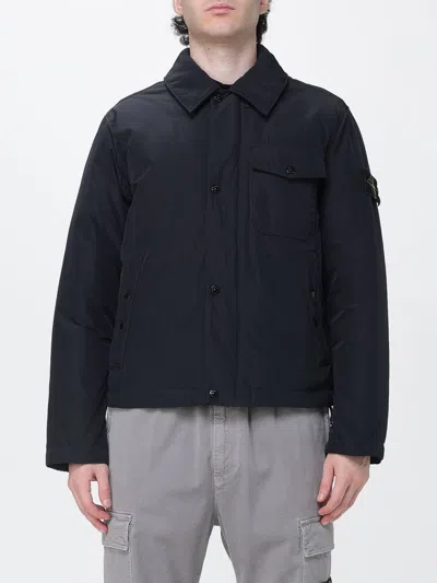 Stone Island Jacket Men Color Black