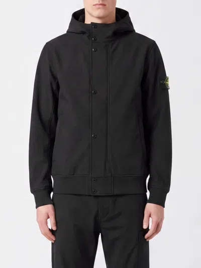 Stone Island Jacket Men Color Black