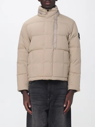 Stone Island Jacket Men Color Brown