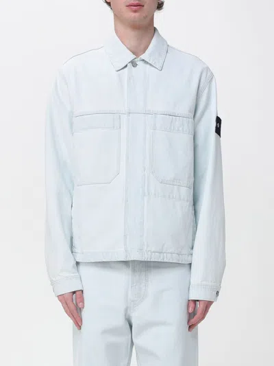 Stone Island Jacket Men  In Blue