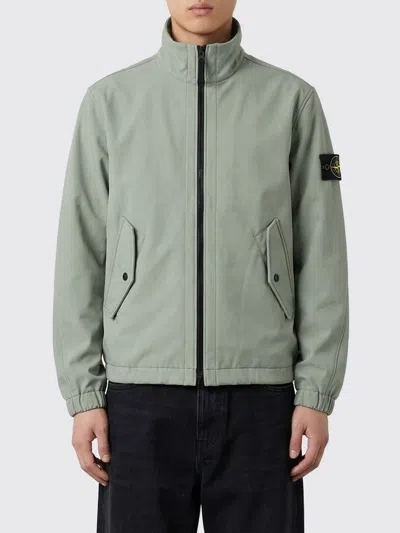 Stone Island Jacket  Men Color Sage In Green