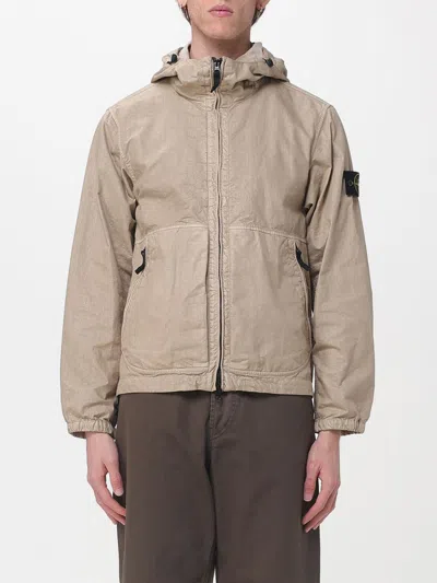 Stone Island Jacket  Men Color Sand In Neutral