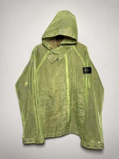 Pre-owned Stone Island Jacket Monofilament Archive In Green