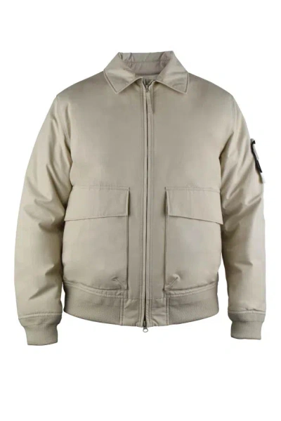 Stone Island Jacket In Neutral