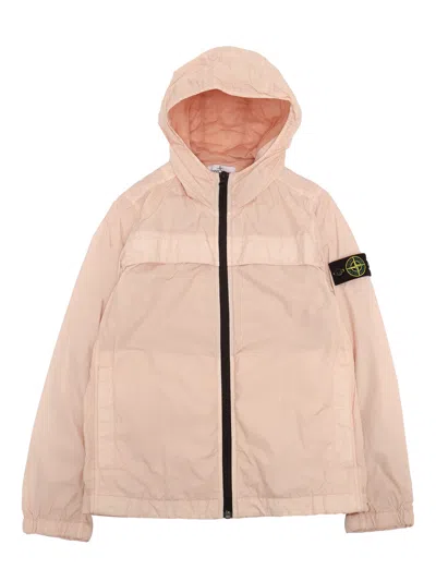 Stone Island Kids' Jacket In Pink