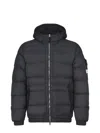 Stone Island Seamless Tunnel Nylon Down-tc Regular-fit. Piumino Con Cappuccio A Uno Strato Di Nylon Leggero Stret In Black