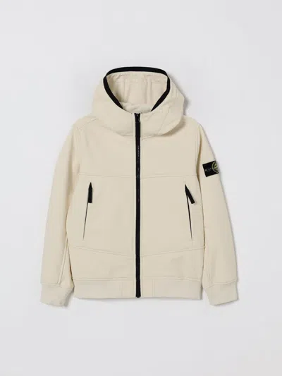 Stone Island Jacket  Junior Kids Color Beige In Multi