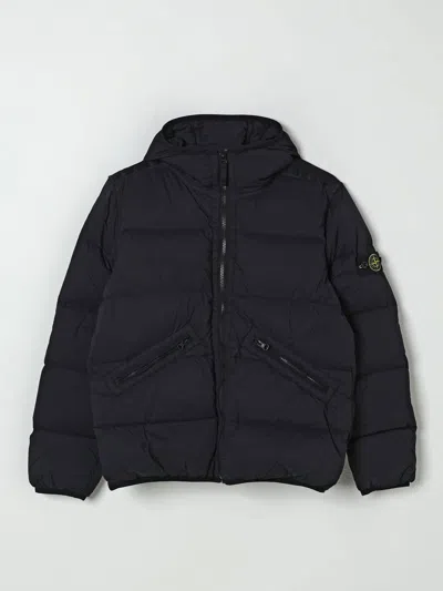 Stone Island Jacket  Junior Kids Color Black