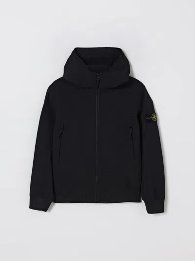 Stone Island Jacket  Junior Kids Color Black