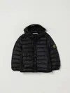 Stone Island Jacket  Junior Kids Color Blue In Black