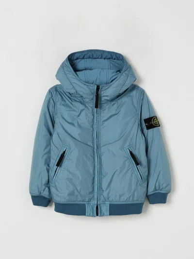 Stone Island Jacket  Junior Kids Color Gnawed Blue