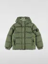 Stone Island Jacket  Junior Kids Color Sage In Green