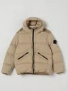 Stone Island Jacket  Junior Kids Color Sand In Brown
