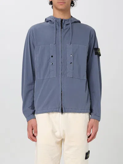 Stone Island Jacket  Men Color Avion In Blue