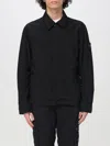Stone Island Collared Design Stretch Polyester Jacket In Black